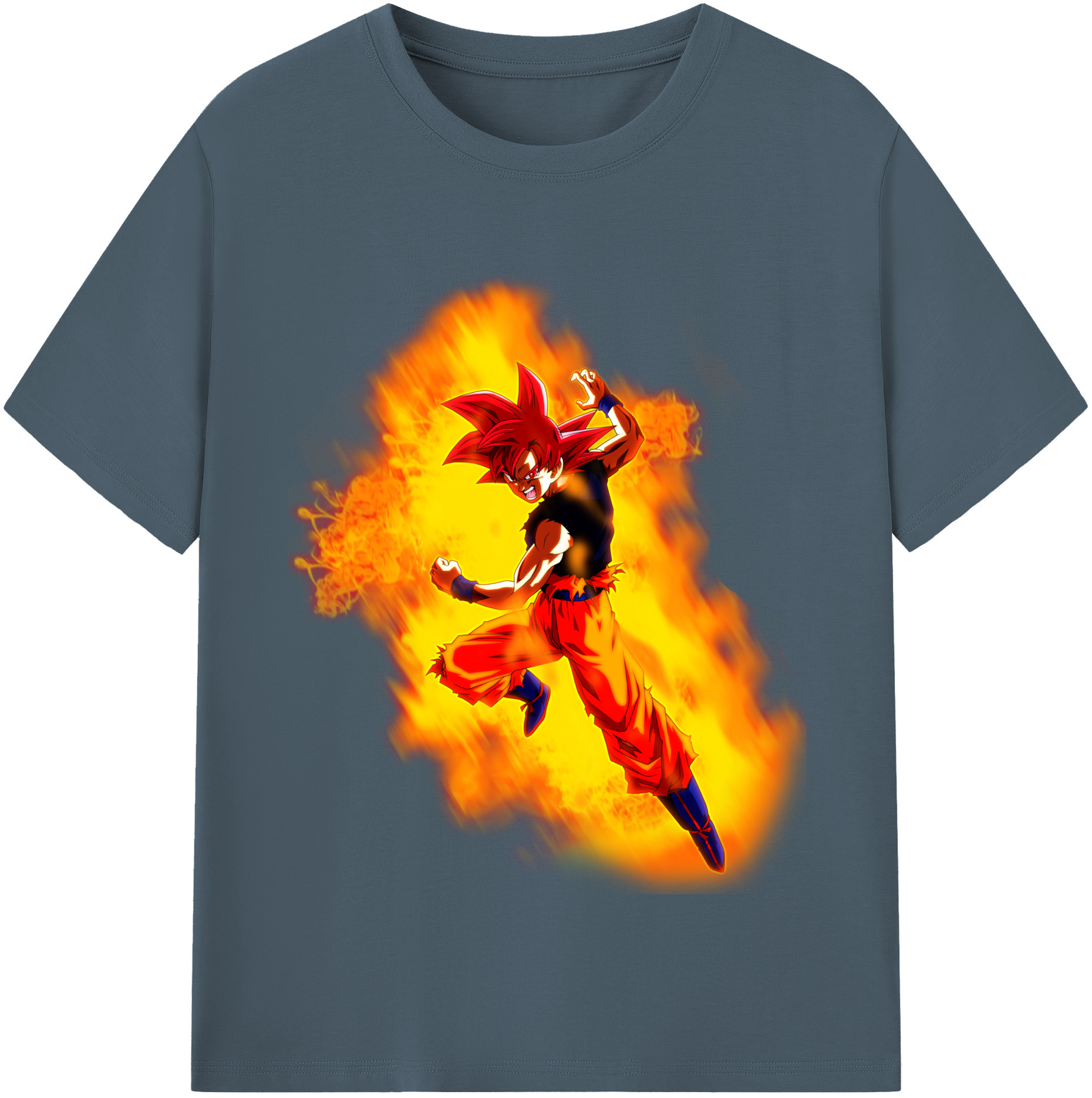 （画像用） ドラゴンボール 孫悟空（そん ごくう）Son Goku カカロット DRAGON BALL Kakarotto 綿100％半袖Tシャツ（フロントプリント）